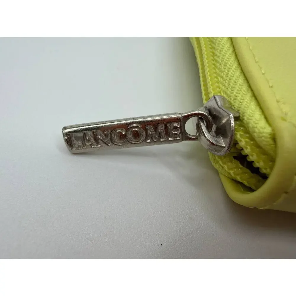 Lancome Makeup Brush Set in Yellow Case Set of 2 New Brush Kit
